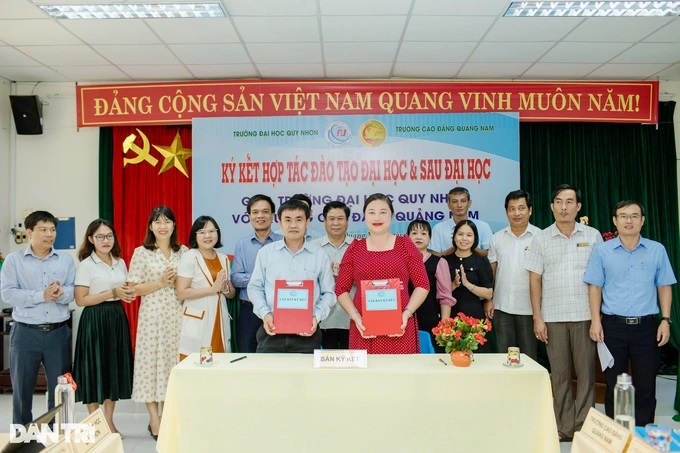 Trường Cao đẳng Quảng Nam và trường ĐH Quy Nhơn hợp tác đào tạo sau đại học