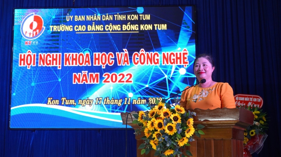 Trường Cao đẳng Cộng đồng Kon Tum tổ chức Hội nghị Khoa học và Công nghệ năm 2022