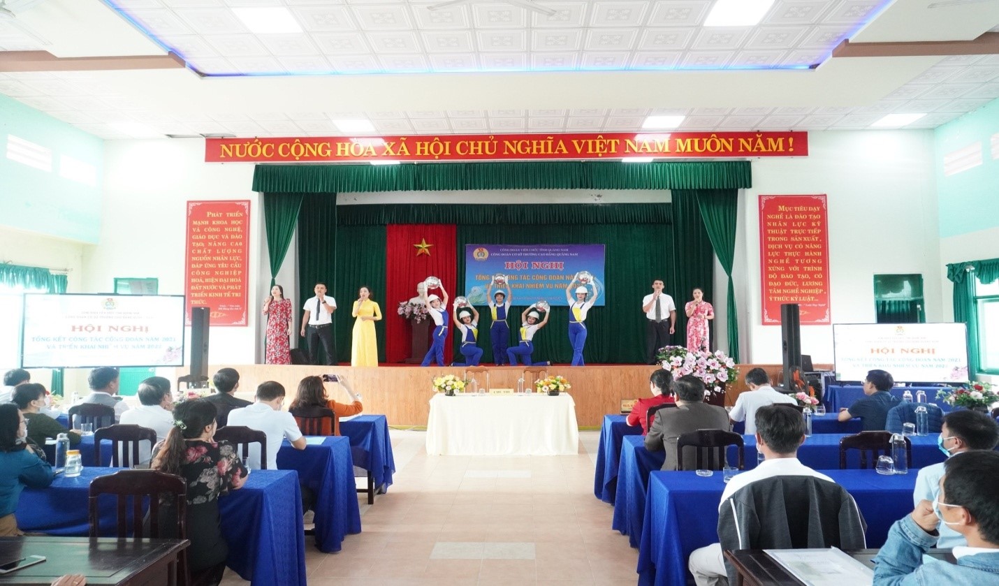 Hội nghị Tổng kết công tác năm 2021 Công đoàn cơ sở Trường Cao đẳng Quảng Nam